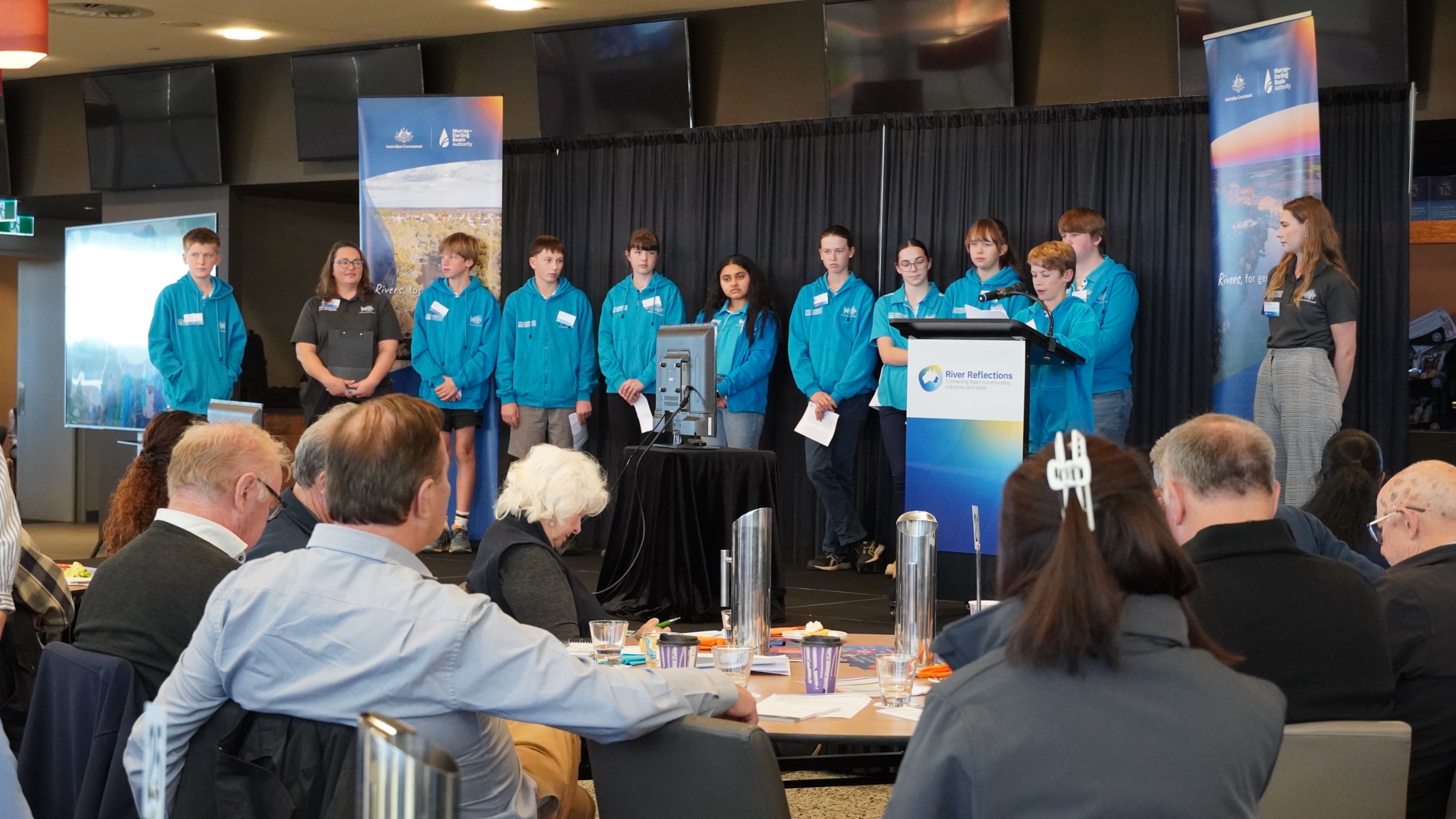 2025 RMYC members presenting at MDBA's River Reflections conference