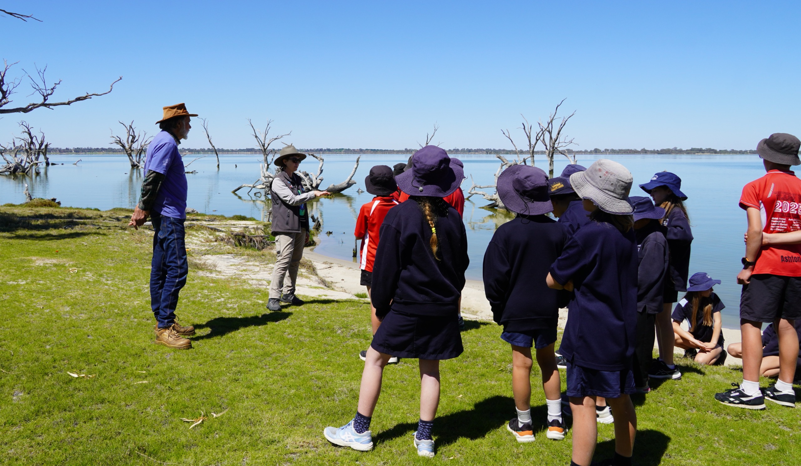YEL Forum students learning about turtles