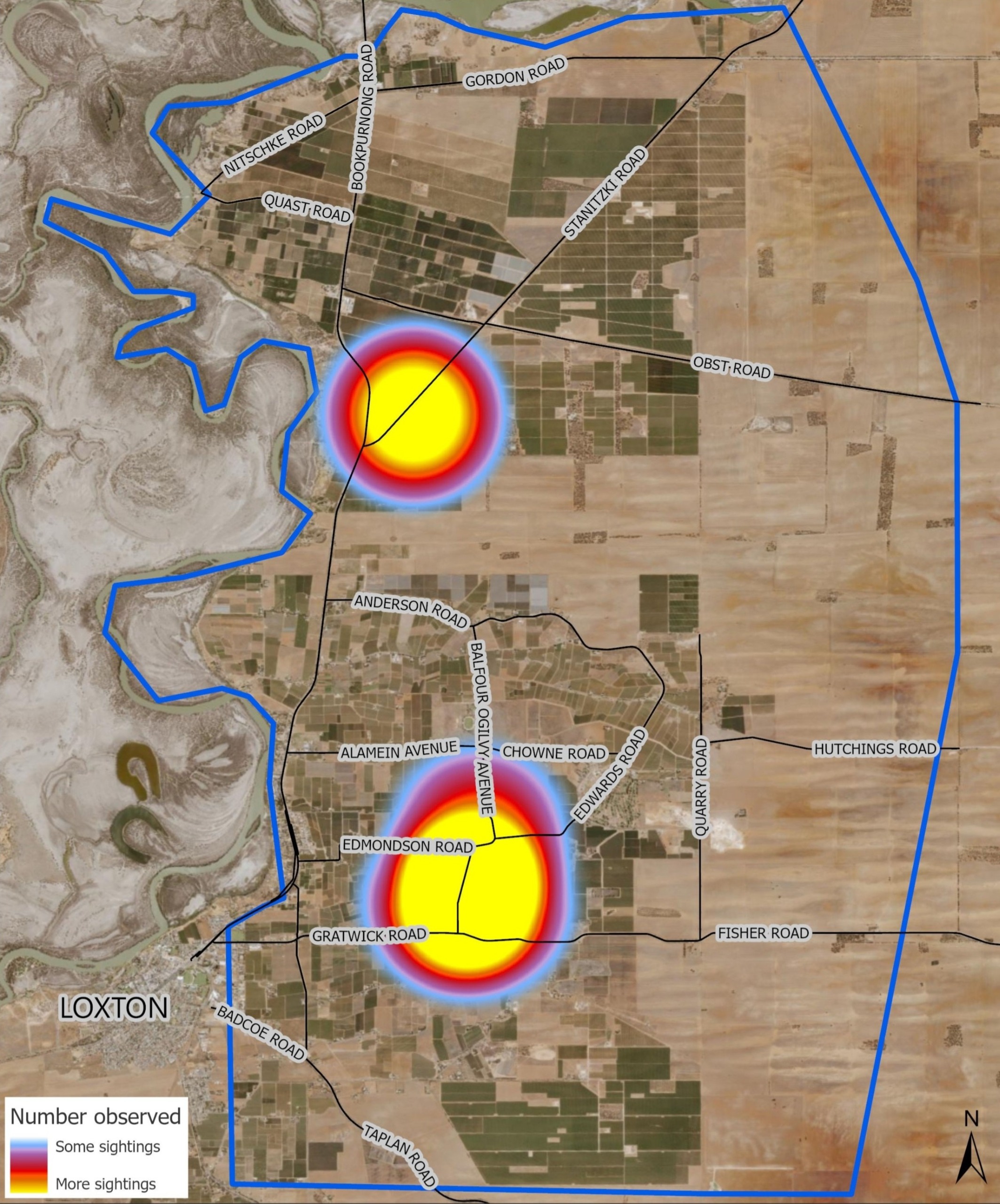 Riverland deer sightings since October 2025